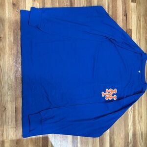 New York Mets Blue Long Sleeve Shirt